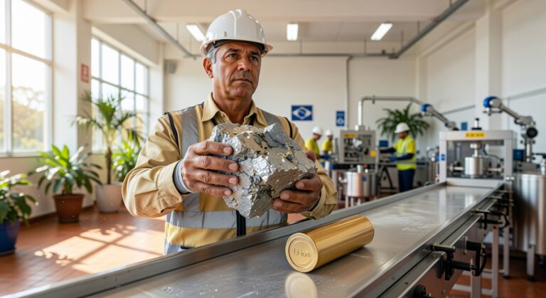 Ilustração mostra estratégia do BID para transformar América Latina em hub industrial de minerais críticos