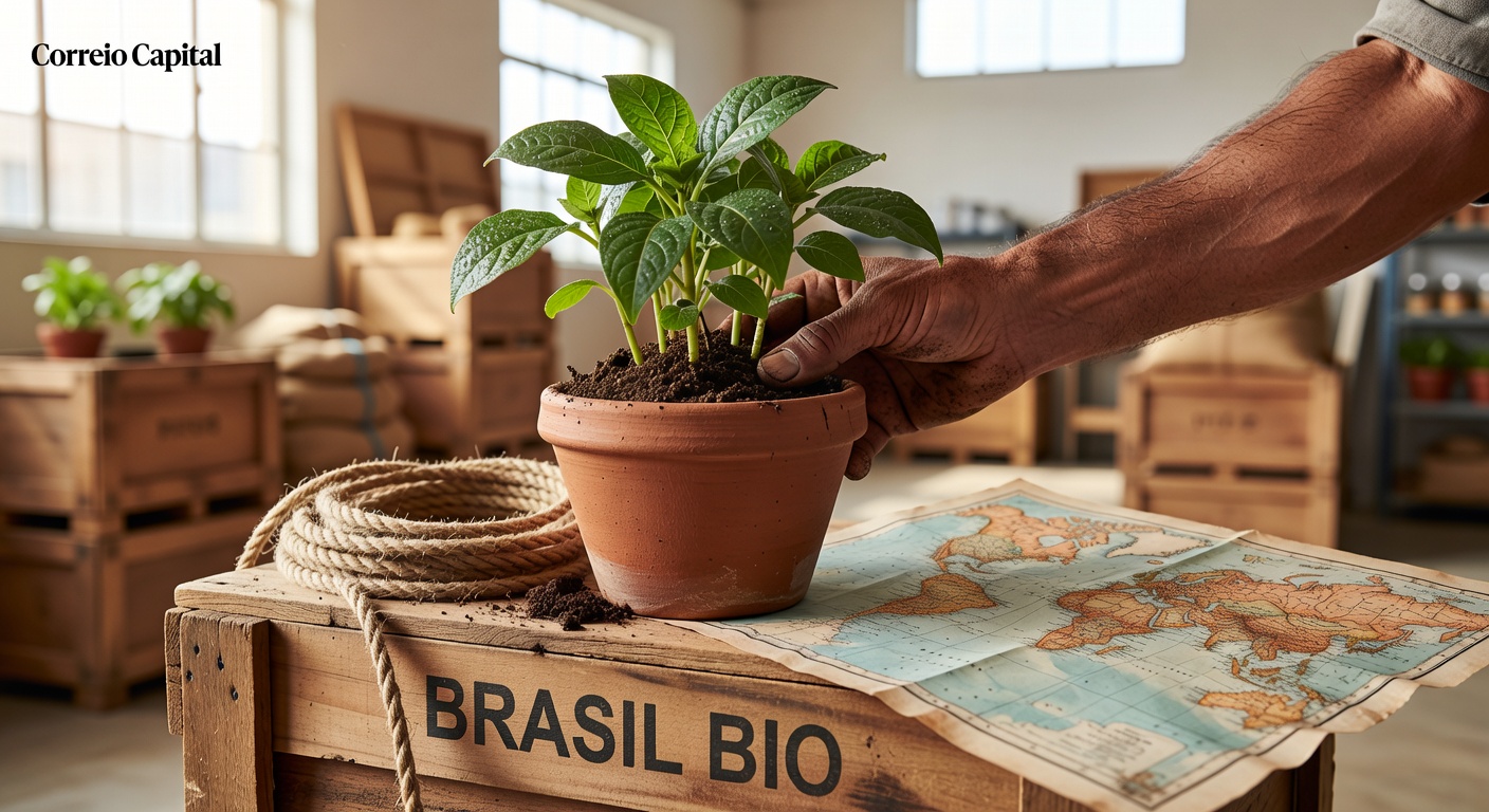 Gráfico mostra crescimento de 22% ao ano no setor de bioinsumos brasileiro, com 162 novos registros em 2025