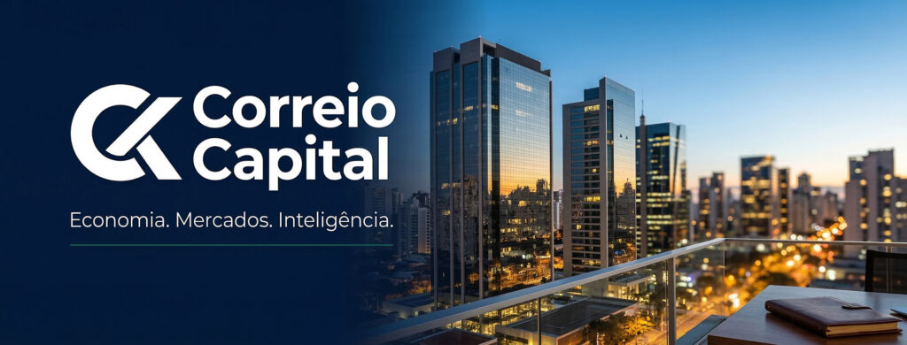 Skyline de São Paulo ao amanhecer representando o dinamismo da economia brasileira e dos mercados financeiros.