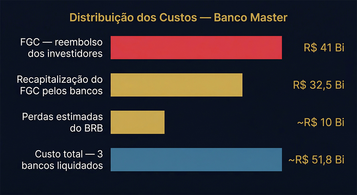 Distribuição dos Custos do Colapso Banco Master