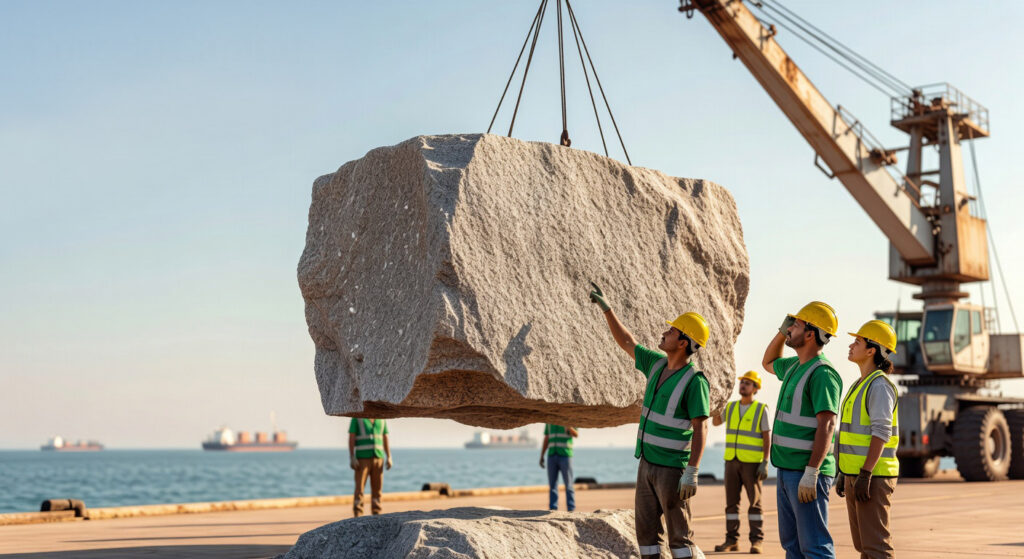 Gráfico mostra crescimento das exportações brasileiras de rochas naturais em 17,5%, totalizando US$ 1,5 bilhão em 2025