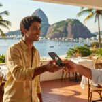 Matéria sobre expansão do sistema de pagamentos Pix para Argentina com conversão automática de moeda em estabelecimentos