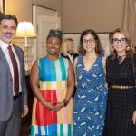 Convidados durante o Brazil Stone Experience – Washington DC Edition, ação de abertura da agenda do setor brasileiro de rochas naturais rumo à KBIS 2027, realizada na residência oficial da Embaixada do Brasil em Washington
