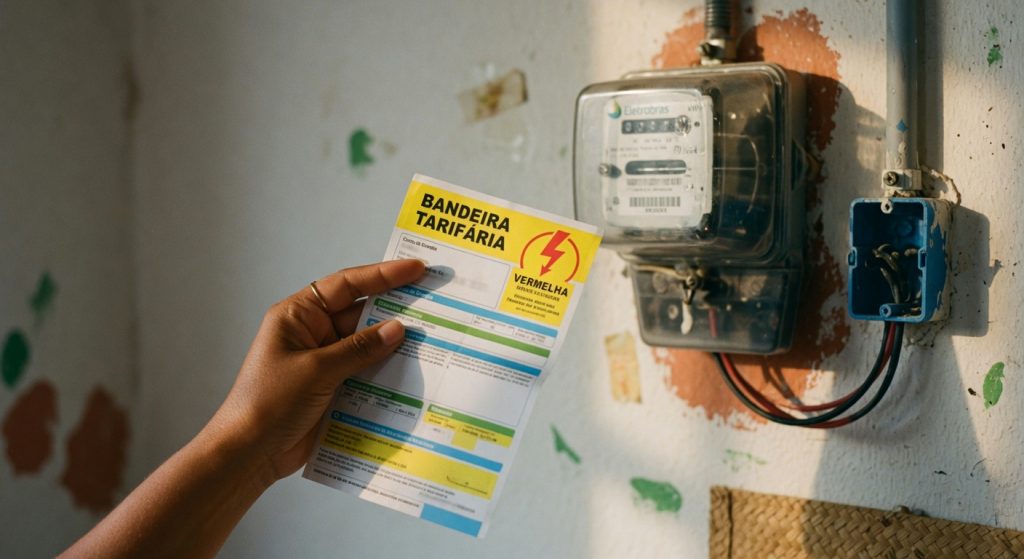 Aneel mantém bandeira amarela em junho, com acréscimo de R$ 1,885 por 100 kWh. Período seco reduz geração hidrelétrica e eleva custos para consumidores.