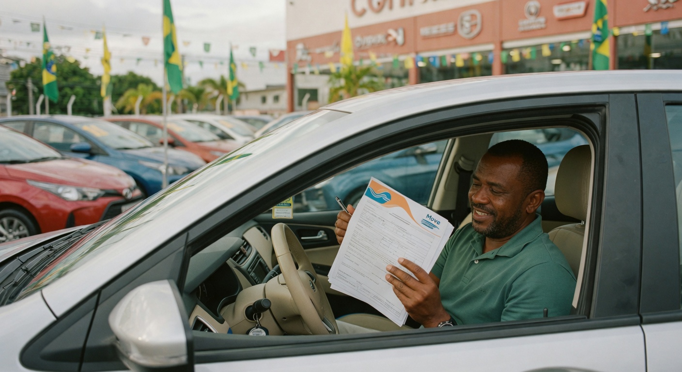 Governo lança R$ 30 bi em crédito subsidiado para motoristas de app comprarem carros novos. Parcelas até 50% menores que aluguel. Entenda o Move Aplicativos.