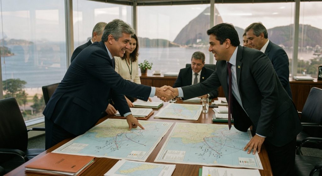Petrobras negocia parceria com Pemex para explorar petróleo no Golfo do México e anuncia R$ 2,8 bi em investimentos na Amazônia e indústria naval brasileira.