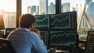 Ibovespa sobe 0,79% e atinge 184.669 pontos enquanto dólar recua 0,35% a R$ 4,8999 em sessão positiva. Entenda o movimento dos mercados.
