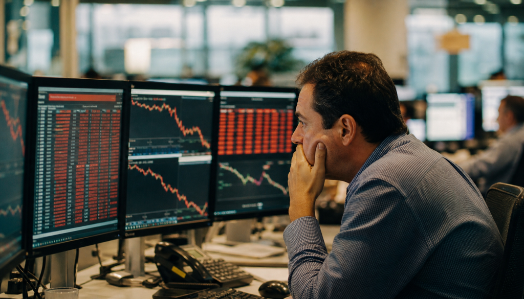 Ibovespa recua 1,19% na abertura de 12/05/2026, aos 181.908 pontos, enquanto dólar mantém estabilidade a R$ 4,8973. Entenda o movimento e o que acompanhar.