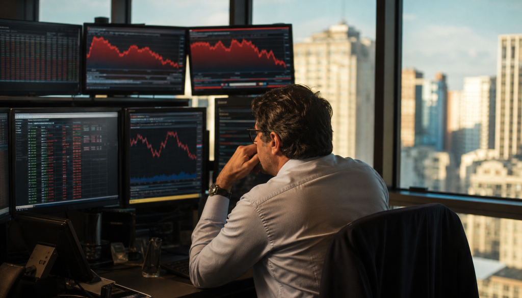 Ibovespa recua 0,35% enquanto dólar registra queda expressiva de 1,11% nesta segunda-feira. Entenda o movimento do mercado em tempo real.