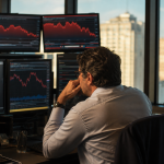 Ibovespa recua 0,35% enquanto dólar registra queda expressiva de 1,11% nesta segunda-feira. Entenda o movimento do mercado em tempo real.