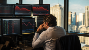 Ibovespa recua 0,35% enquanto dólar registra queda expressiva de 1,11% nesta segunda-feira. Entenda o movimento do mercado em tempo real.