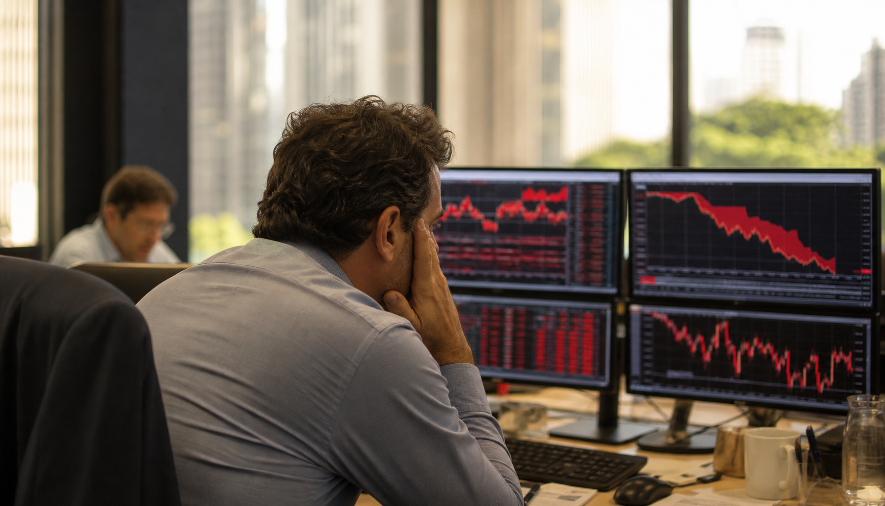 Ibovespa recua 0,39% e dólar cai 0,12% na abertura desta sexta-feira. Entenda o que significa esse movimento simultâneo de queda na bolsa e no câmbio.