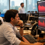 Ibovespa recua 0,98% e dólar sobe 0,10% nesta sexta-feira. Entenda o que significam essas variações e o que acompanhar até o fechamento do mercado.