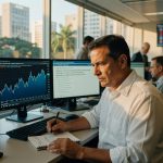 Real se fortalece 2% e economia cresce 3%, mas Ibovespa cai 4% no mês. Entenda o cenário de juros altos e o que observar nos próximos dias no mercado brasileiro.