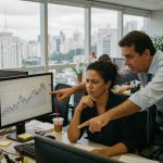 Bitcoin trava em US$ 82 mil e divide analistas entre recuperação alinhada às bolsas e início de nova queda. Entenda o impacto para investidores brasileiros.