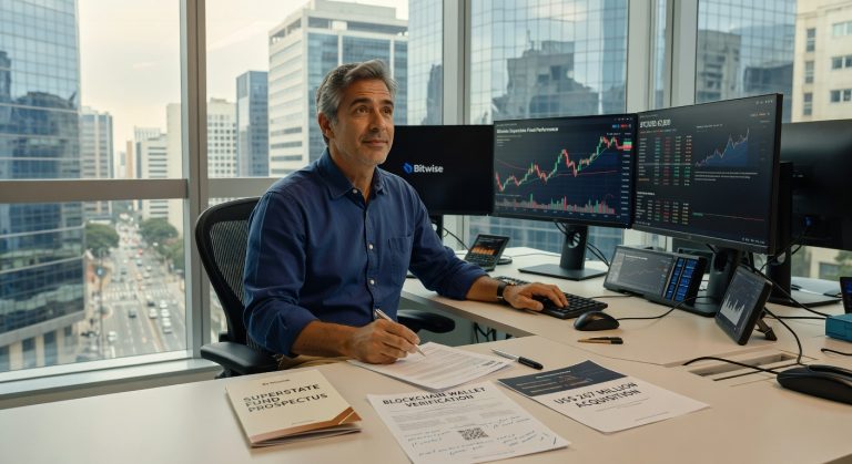 Bitwise assume fundo tokenizado de US$ 267 milhões da Superstate, mantendo contratos inteligentes e ticker. Entenda o impacto para o mercado cripto.