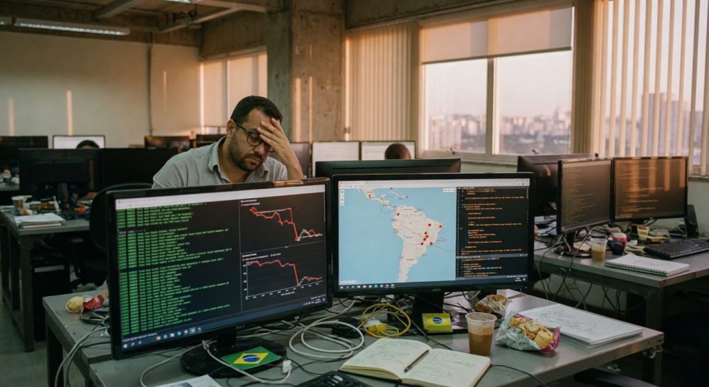 Blockchain Sui sofreu duas paradas em dois dias por bug de software. Token SUI caiu 15% na semana. Entenda os riscos de redes mais novas.
