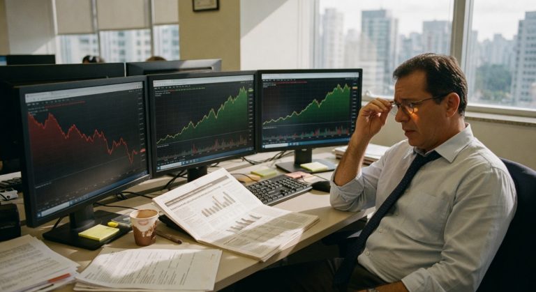 Bitcoin cai a mínimas de abril enquanto S&P 500 e Nasdaq sobem, marcando descolamento incomum entre criptomoedas e ações. Entenda o impacto para investidores.