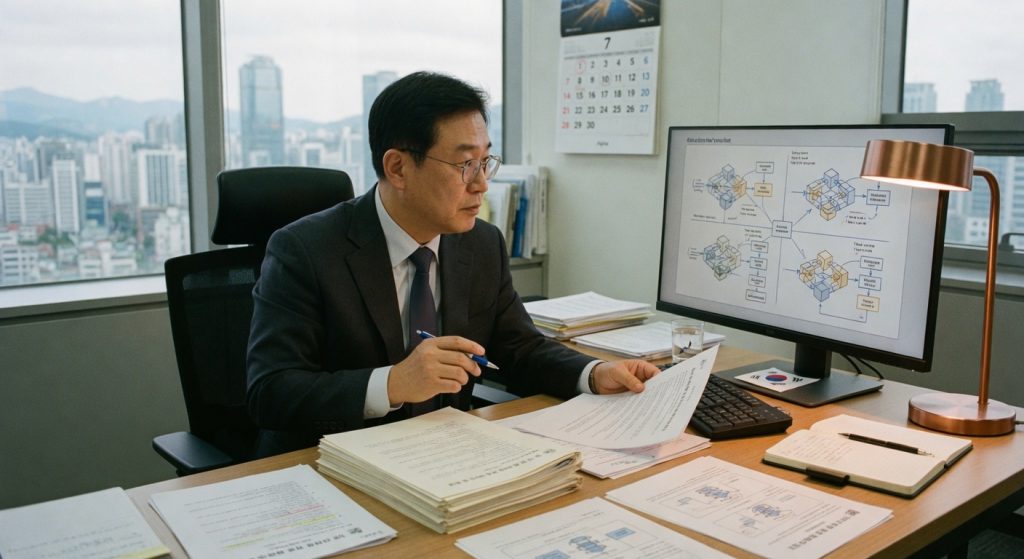 Coreia do Sul antecipa regras para títulos tokenizados em julho de 2025, dois anos antes da lei entrar em vigor. Entenda o impacto para o mercado brasileiro.