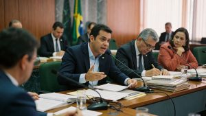 Senadores cobram transparência sobre socorro de R$ 8,8 bilhões ao BRB, que não divulgou balanço de 2025. Crise ameaça R$ 30 bi em depósitos judiciais.