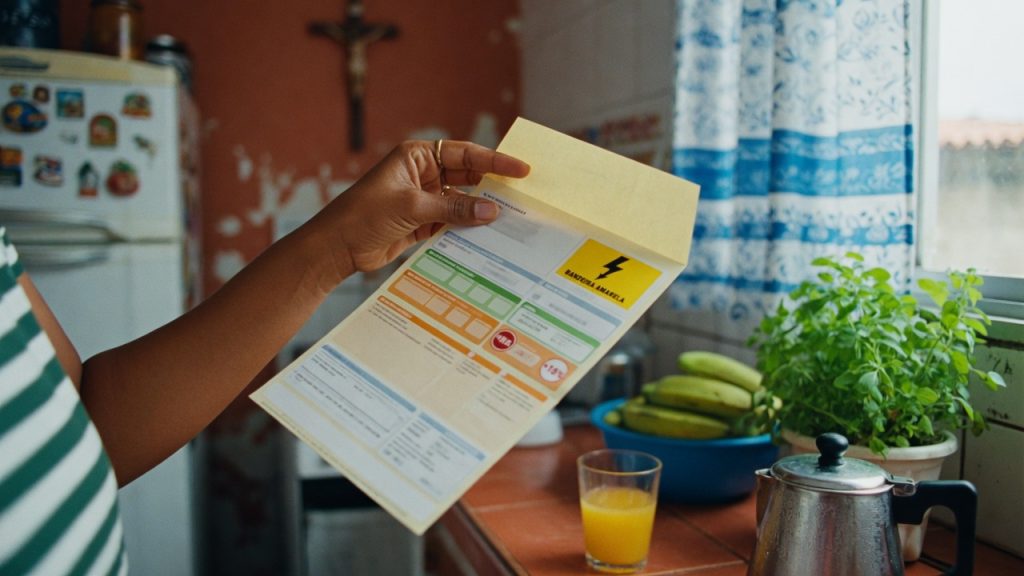Aneel mantém bandeira amarela em julho, com acréscimo de R$ 1,885 por 100 kWh. Período seco reduz geração hidrelétrica e eleva custos.
