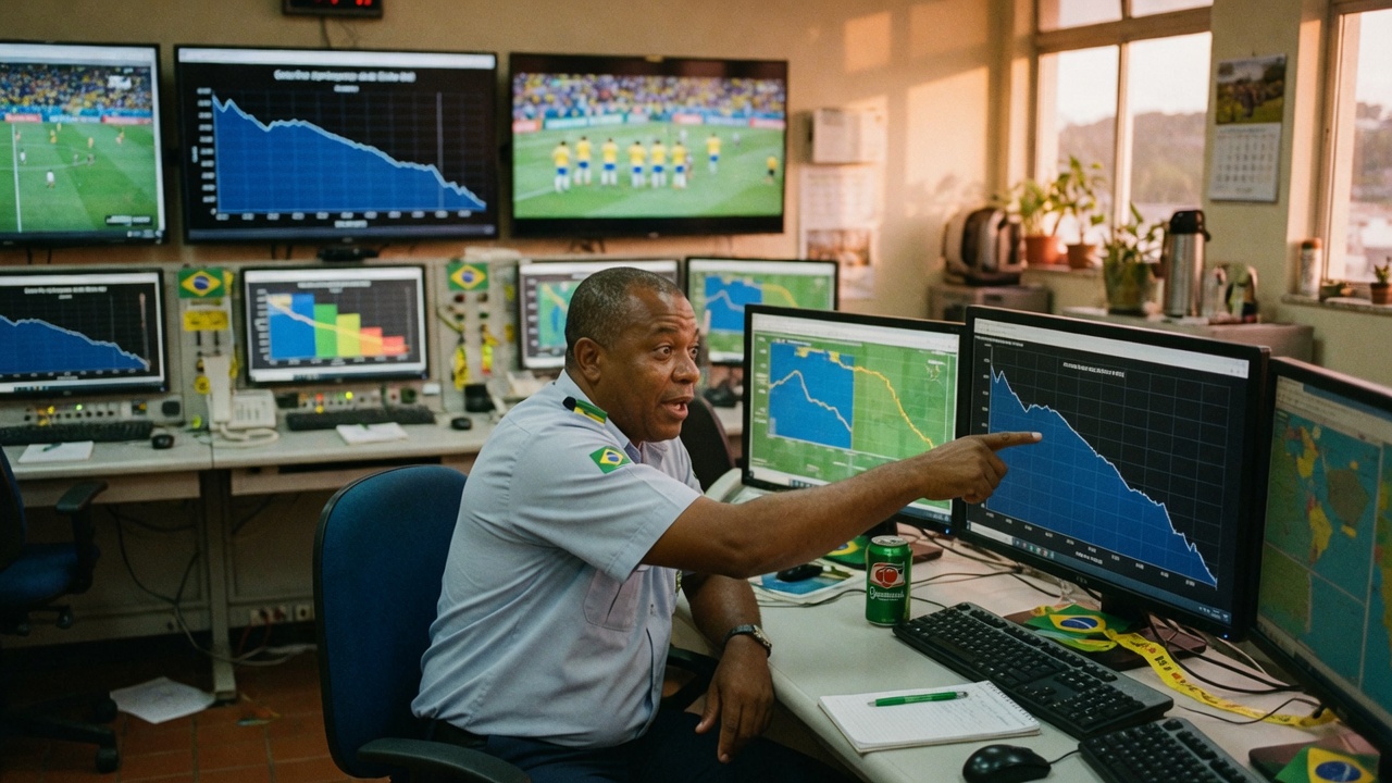 Jogos do Brasil na Copa provocam quedas recordes no consumo de energia, exigindo gestão em tempo real do ONS para evitar apagões e desperdícios.
