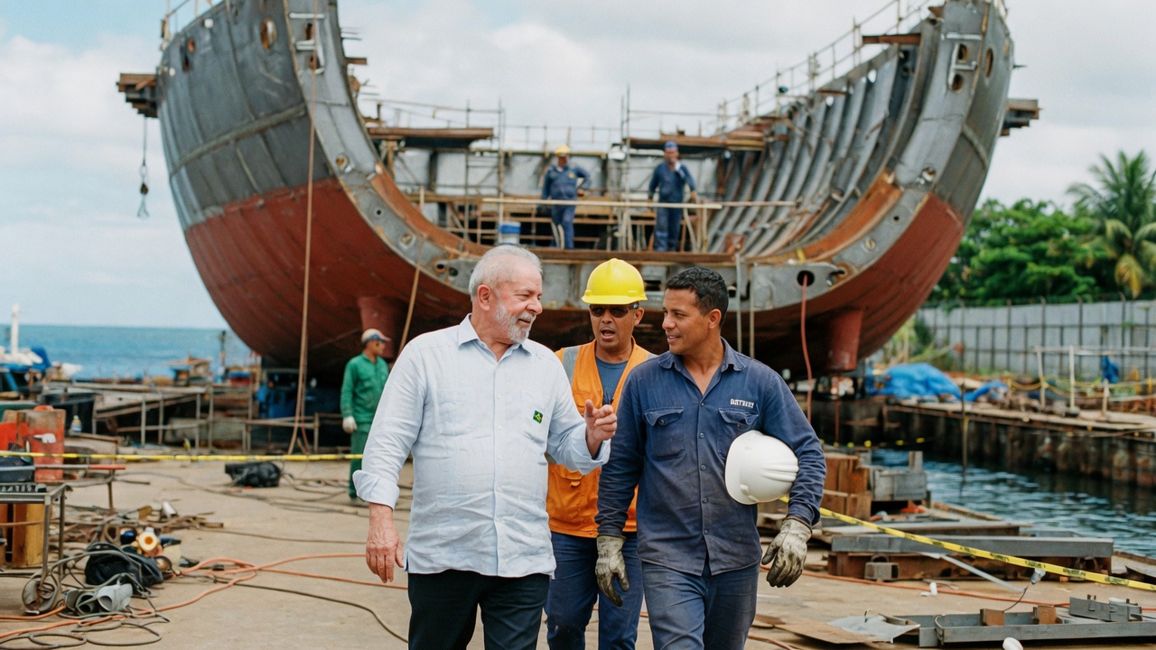 Petrobras anuncia R$ 32 bi em navios brasileiros até 2032. Programa Mar Aberto prevê 42 embarcações em SC e mais de 5 mil empregos diretos.