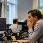 Ibovespa recua 0,73% enquanto dólar avança 0,10% nesta manhã de segunda-feira. Entenda o que os números significam para seus investimentos.