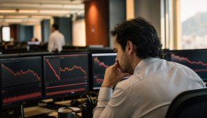 Ibovespa recua 1,05% aos 171.970 pontos enquanto dólar cai 0,53% a R$ 5,0303 nesta segunda-feira. Entenda o movimento expressivo do mercado brasileiro.