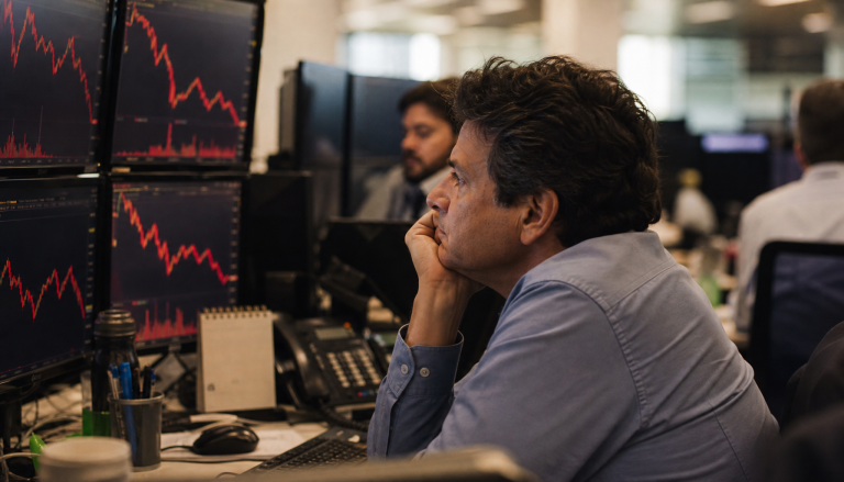 Ibovespa registra queda expressiva de 2,22% nesta quinta-feira (4), operando aos 170.330 pontos, enquanto dólar avança 0,51%. Entenda o movimento.