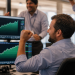 Ibovespa dispara 1,71% na abertura de sexta-feira enquanto dólar recua 0,55%. Entenda o movimento expressivo do mercado brasileiro.