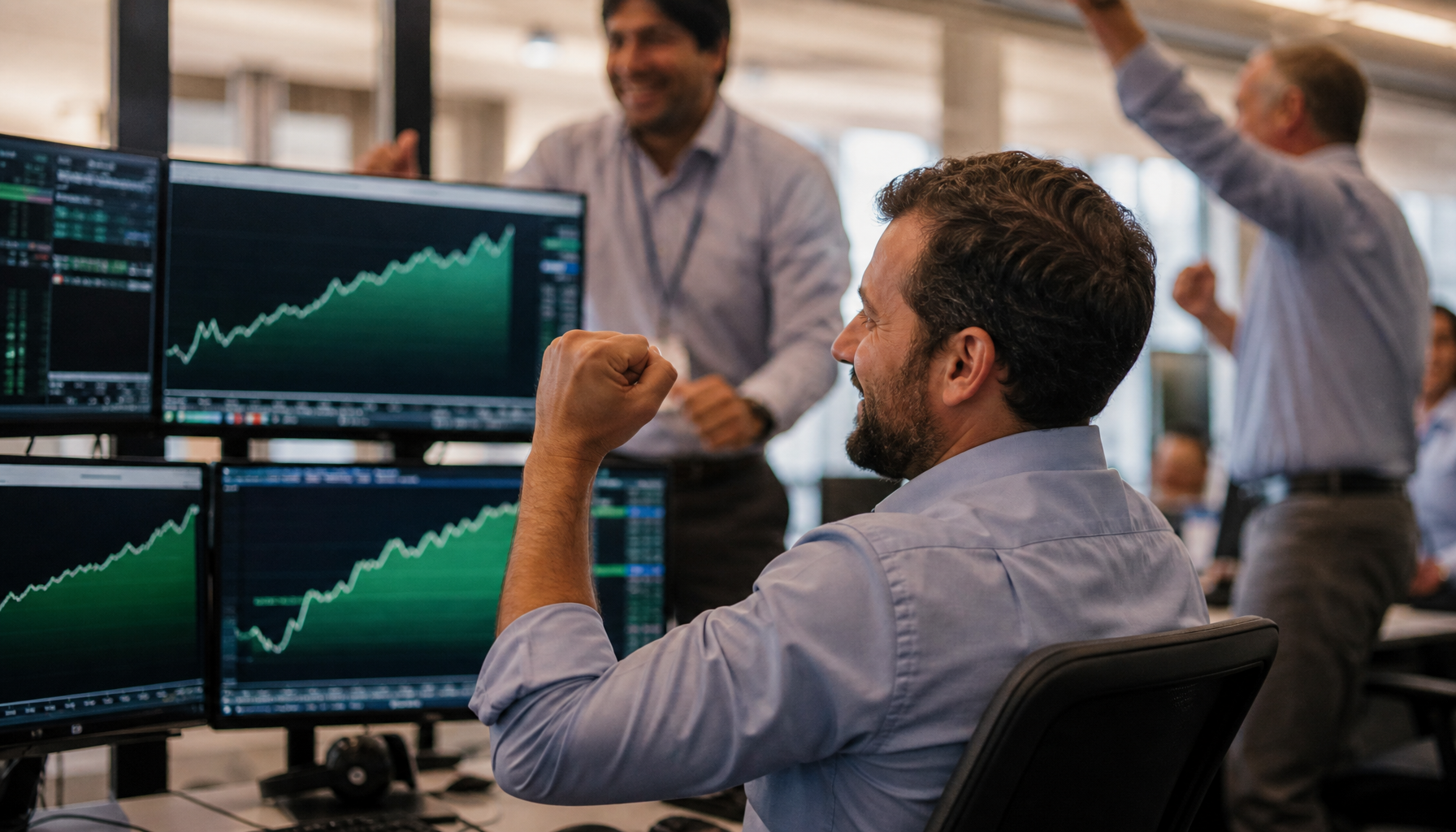 Ibovespa dispara 1,71% na abertura de sexta-feira enquanto dólar recua 0,55%. Entenda o movimento expressivo do mercado brasileiro.