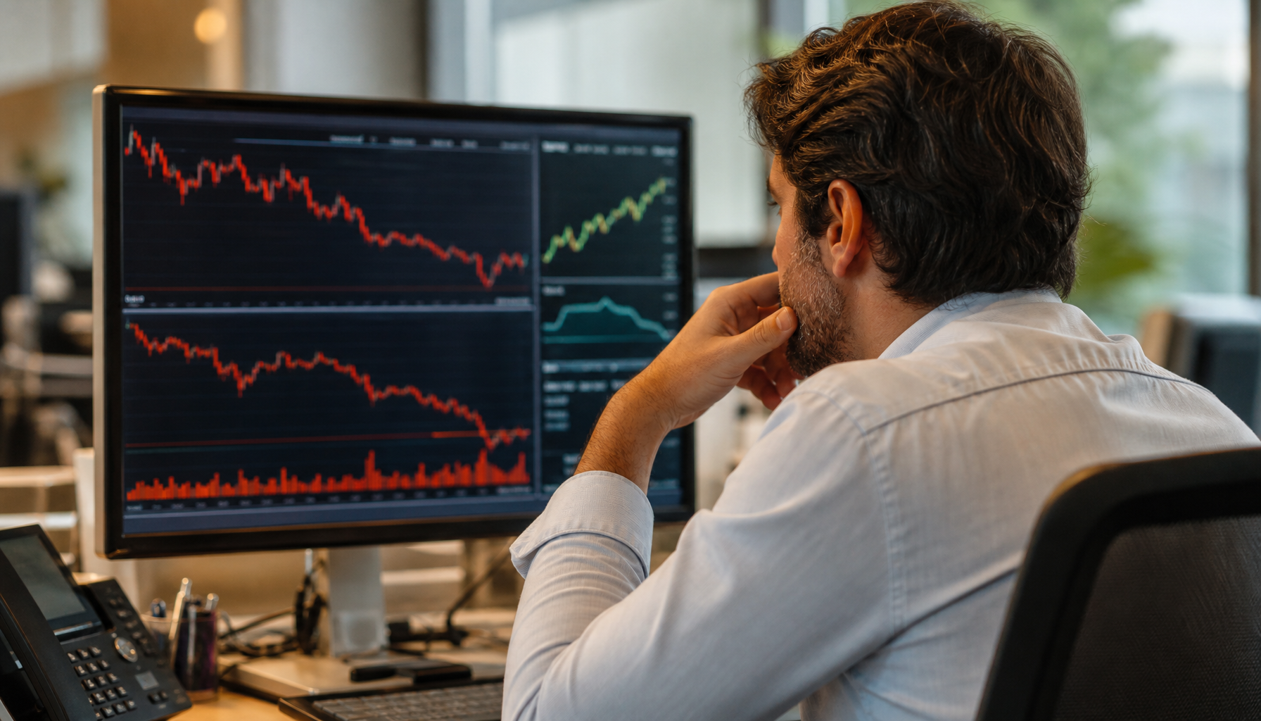 Ibovespa recua 0,45% enquanto dólar sobe 0,69% no início da sessão de 17/06/2026. Movimento divergente indica cautela dos investidores. Acompanhe a análise completa.