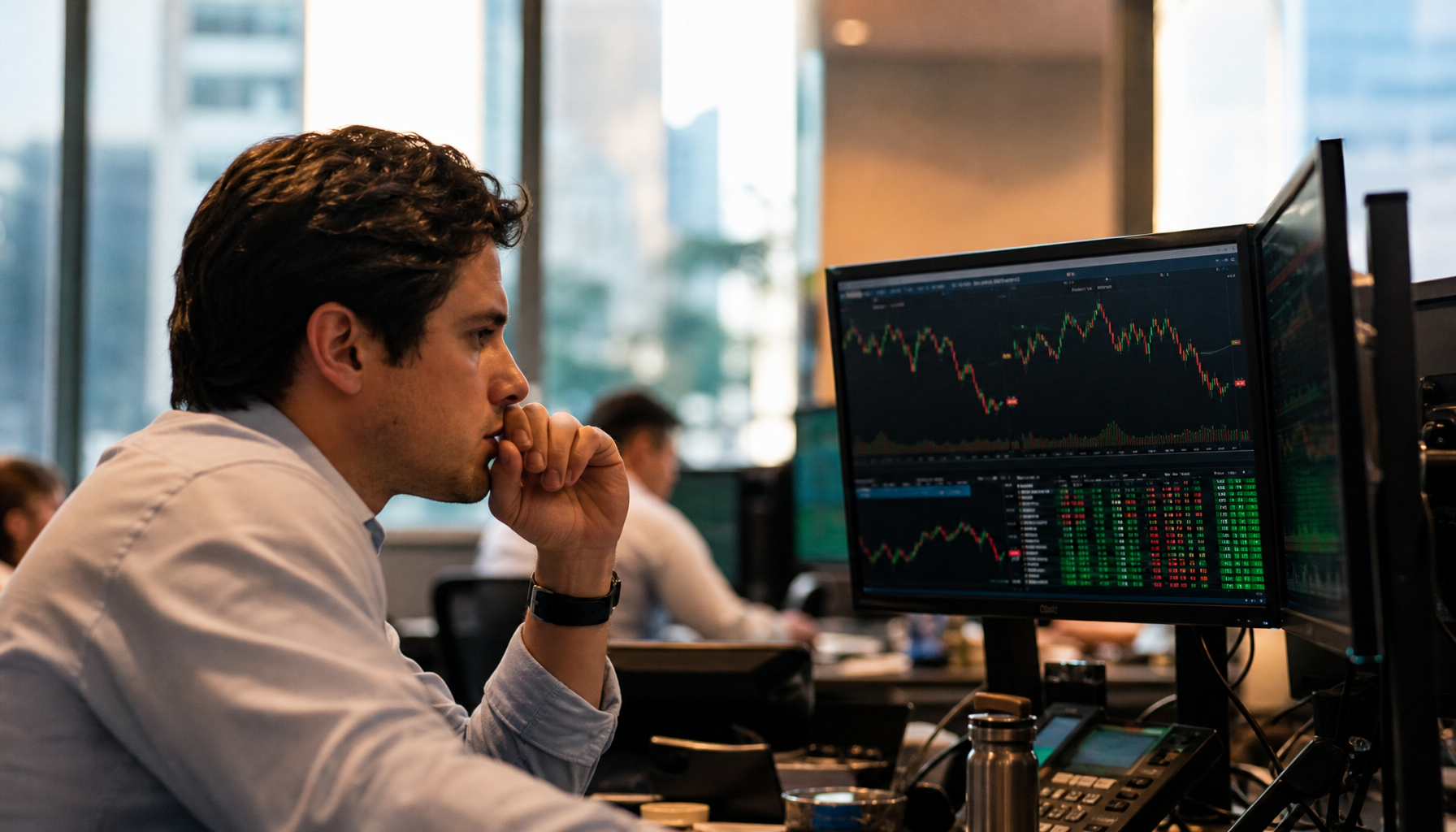 Ibovespa recua 0,22% enquanto dólar sobe 0,69% nesta quinta-feira. Entenda o movimento divergente e o que acompanhar nas próximas horas.