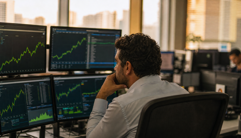 Ibovespa sobe 1,22% e atinge 170.389 pontos enquanto dólar recua 0,09% para R$ 5,1395 nesta segunda-feira. Entenda o movimento do mercado.