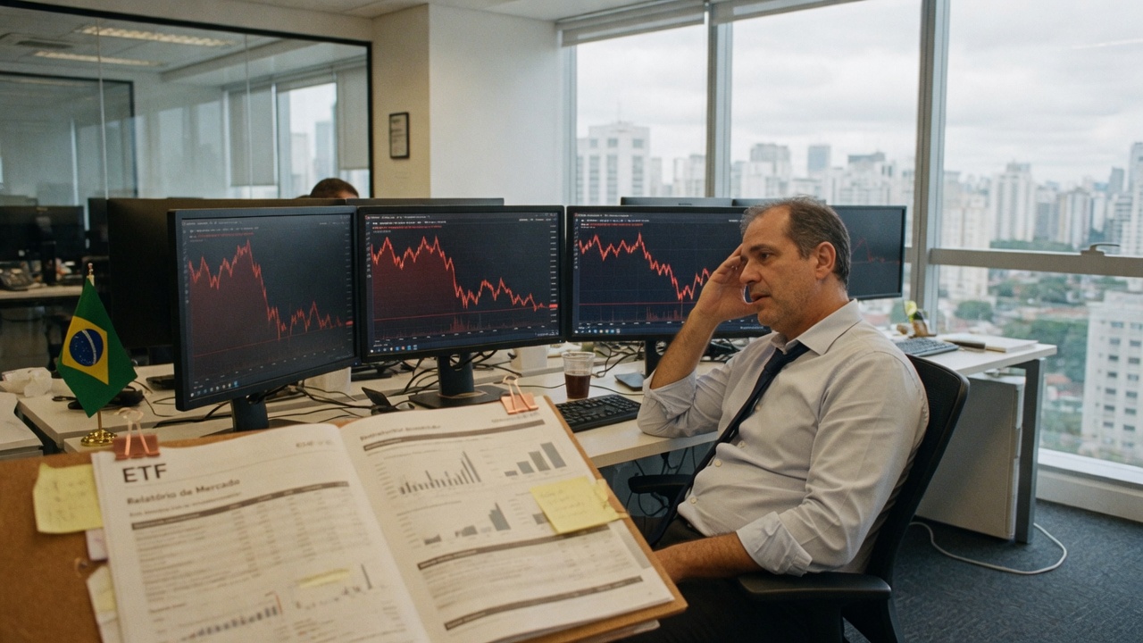 ETFs de Bitcoin perdem US$ 1,9 bilhão enquanto a criptomoeda ameaça cair abaixo de US$ 60 mil. Entenda o impacto para o investidor brasileiro e os fundos da B3.