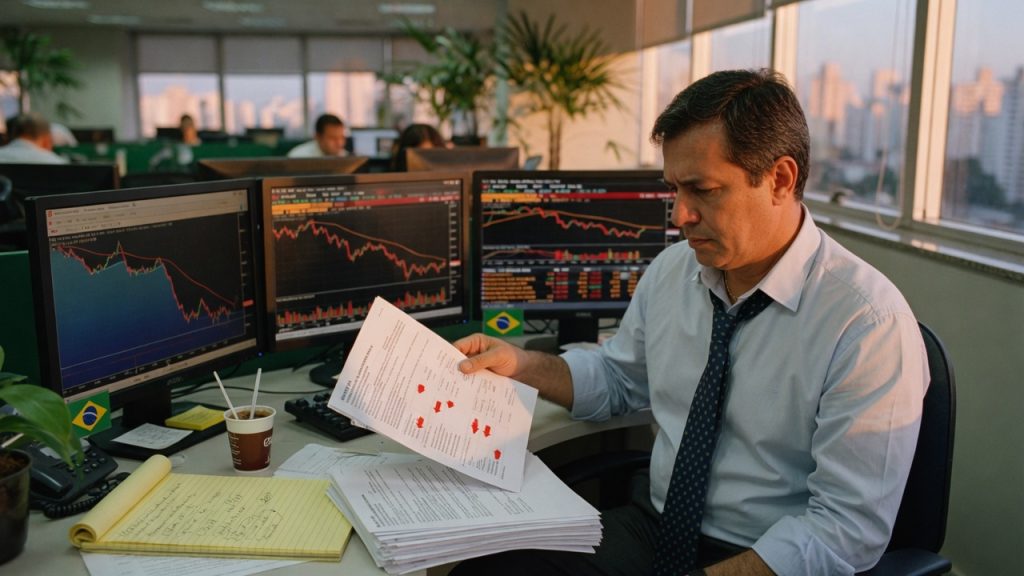 Selic mantida em 14,25%, atividade econômica recua 4% e dólar avança 3% no mês. Ibovespa cai 2% em junho. Análise completa do cenário econômico brasileiro.