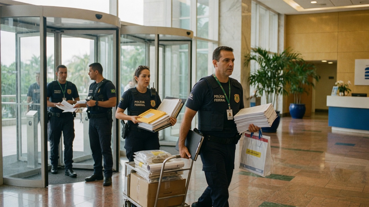 PF deflagra operação contra acionistas da Americanas e executivos de bancos. Justiça bloqueia R$ 54 bi em investigação de fraude de R$ 25,3 bilhões.