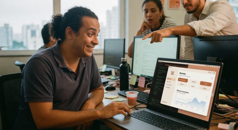 Hermes lança app oficial para desktop e abandona interface de terminal. Agente de IA cripto fica mais acessível a investidores sem conhecimento técnico.