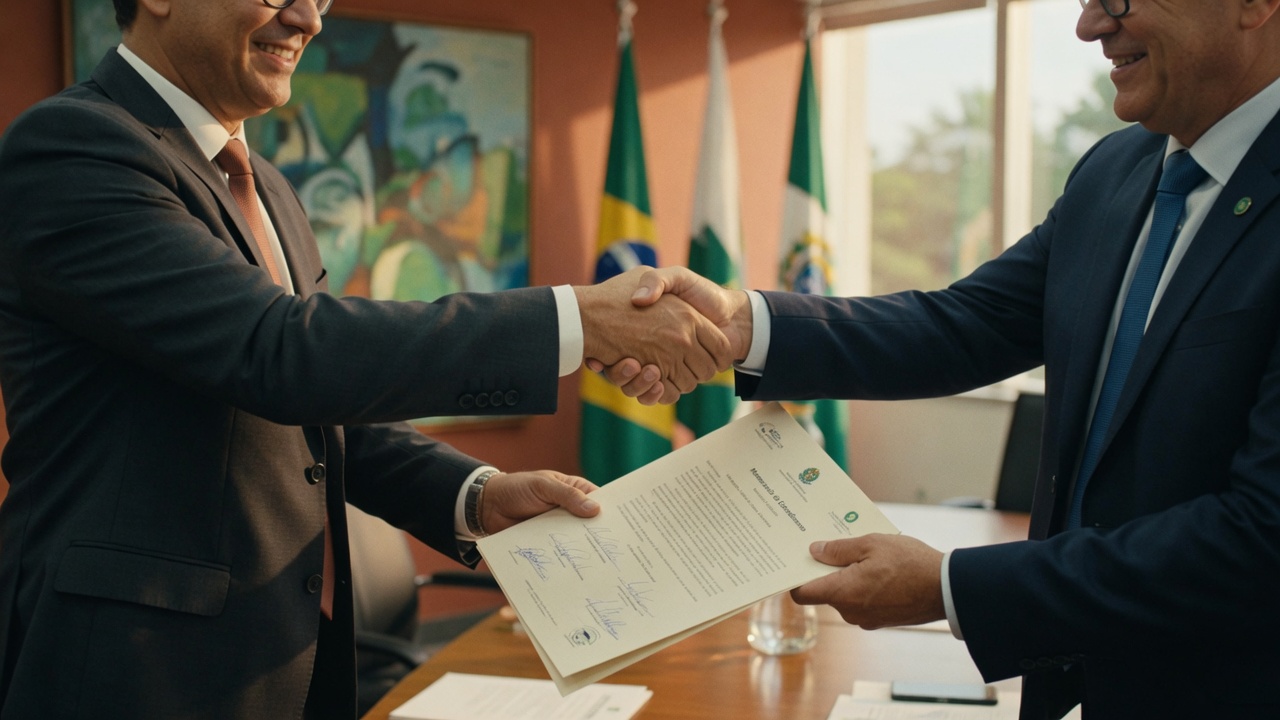 FGV e universidade dos Emirados assinam parceria para intercâmbio acadêmico e pesquisa conjunta, fortalecendo laços Brasil-Emirados em educação e inovação.