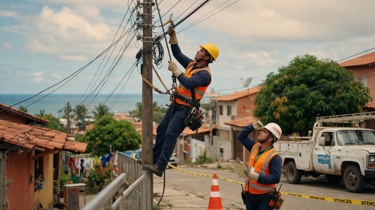 Acidentes com rede elétrica no Brasil sobem 2,6% em 2025, com 703 casos. Construção civil lidera ocorrências; mortes caem, mas lesões graves preocupam.
