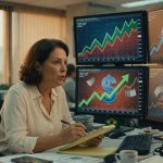 Dólar fecha a R$ 5,113, maior valor em duas semanas, pressionado por queda de 6,33% no petróleo. Ibovespa sobe 0,74% com bancos e mineradoras em alta.