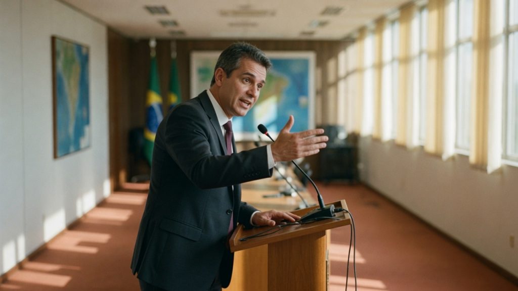 Ministro Dario Durigan afirma que dívida pública brasileira está sob controle e é menor que a de economias desenvolvidas, mas juros altos pressionam contas.