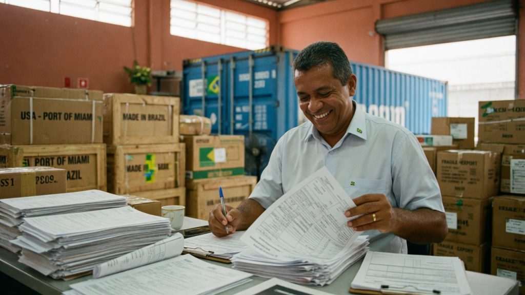 Exportações brasileiras aos EUA crescem 3,7% em junho, primeira alta desde tarifaço de Trump. China amplia liderança como principal parceiro comercial do Brasil.