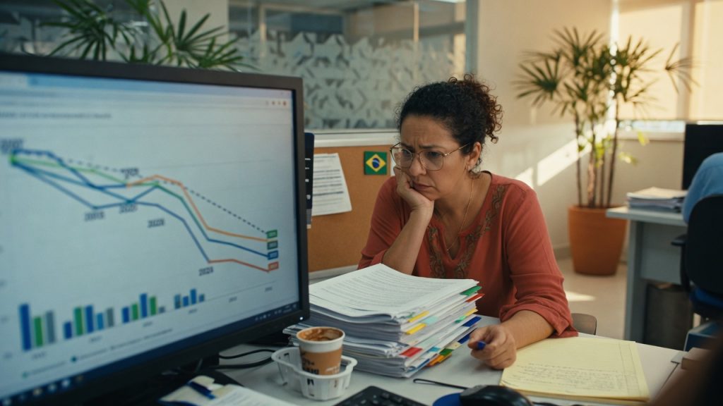 FMI eleva projeção do PIB brasileiro para 2,4% em 2026, acima do mercado, mas prevê desaceleração para 2,2% em 2027. Entenda o cenário global.