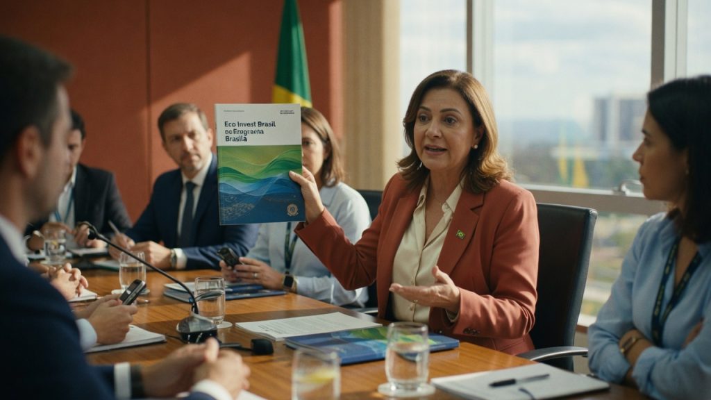 Governo lança quinto leilão do Eco Invest Brasil para financiar inovação em fertilizantes verdes, baterias e IA. Programa já mobilizou R$ 127 bilhões.