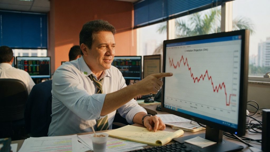Mercado reduz projeção de inflação para 5,30% em 2026, mas IPCA segue acima da meta. Selic deve cair para 14% e PIB crescer 1,99%. Entenda o impacto.