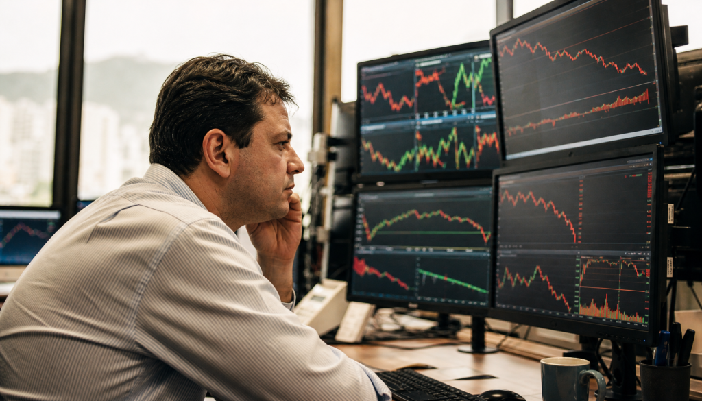 Ibovespa recua 0,68% e dólar sobe 0,09% na abertura de 01/07. Entenda o que significa essa movimentação e o que acompanhar nas próximas horas.
