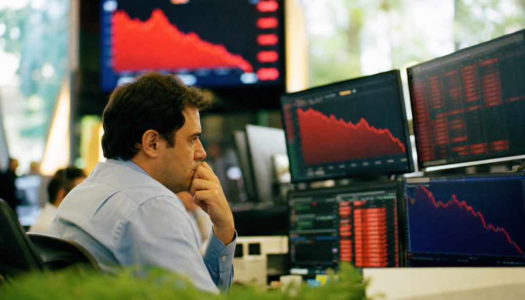 Ibovespa recua 1,20% em movimento expressivo enquanto dólar mantém estabilidade com queda de 0,09%. Entenda o que está movimentando o mercado nesta segunda-feira.