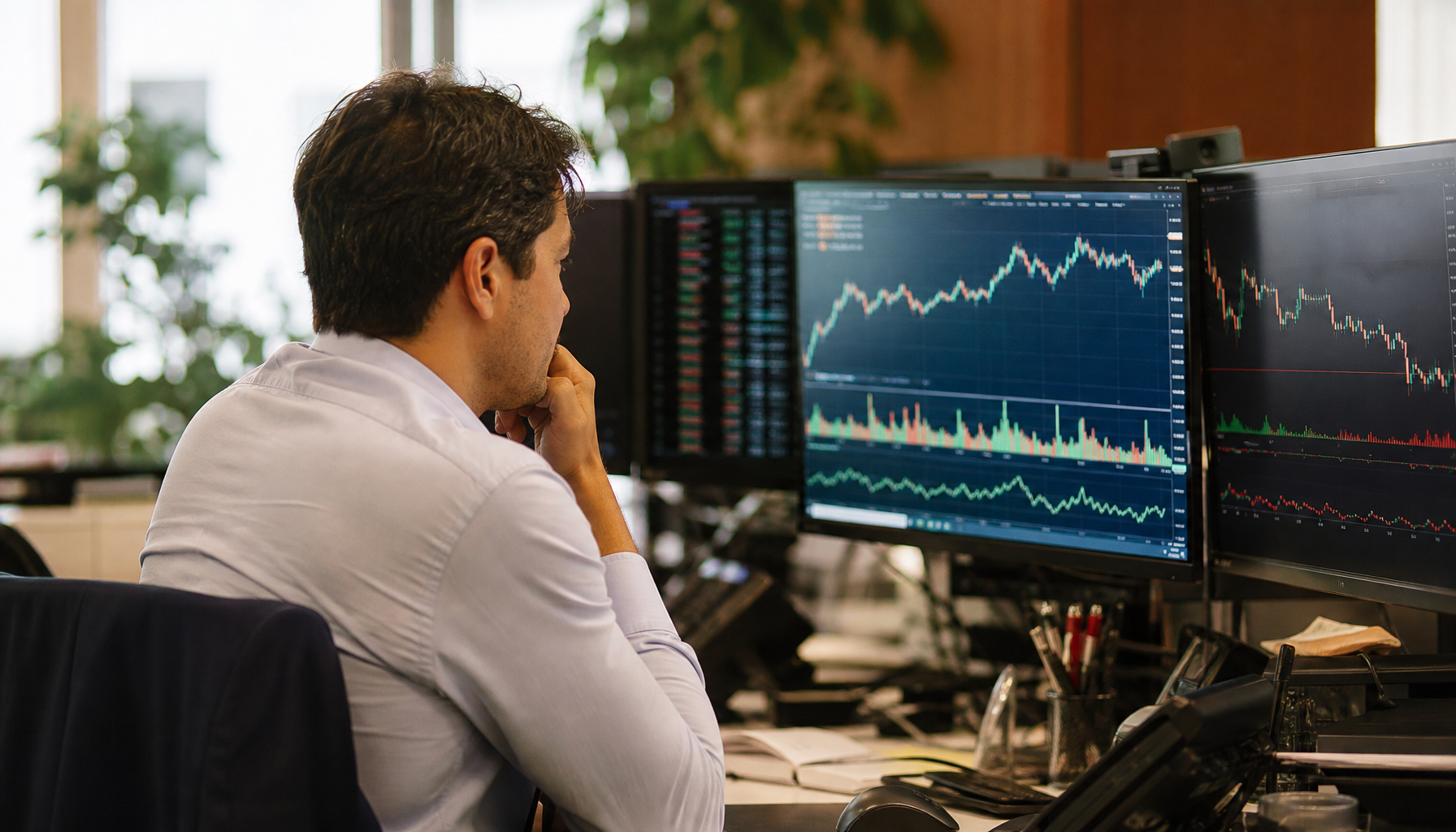 Ibovespa sobe 0,12% e dólar avança 0,39% às 14h desta sexta-feira. Entenda o que significa essa movimentação moderada do mercado brasileiro.